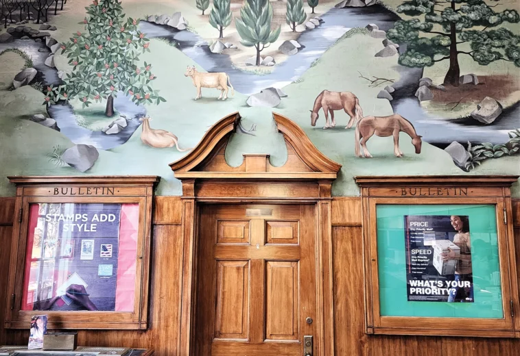 Post office murals offer glimpses into the past