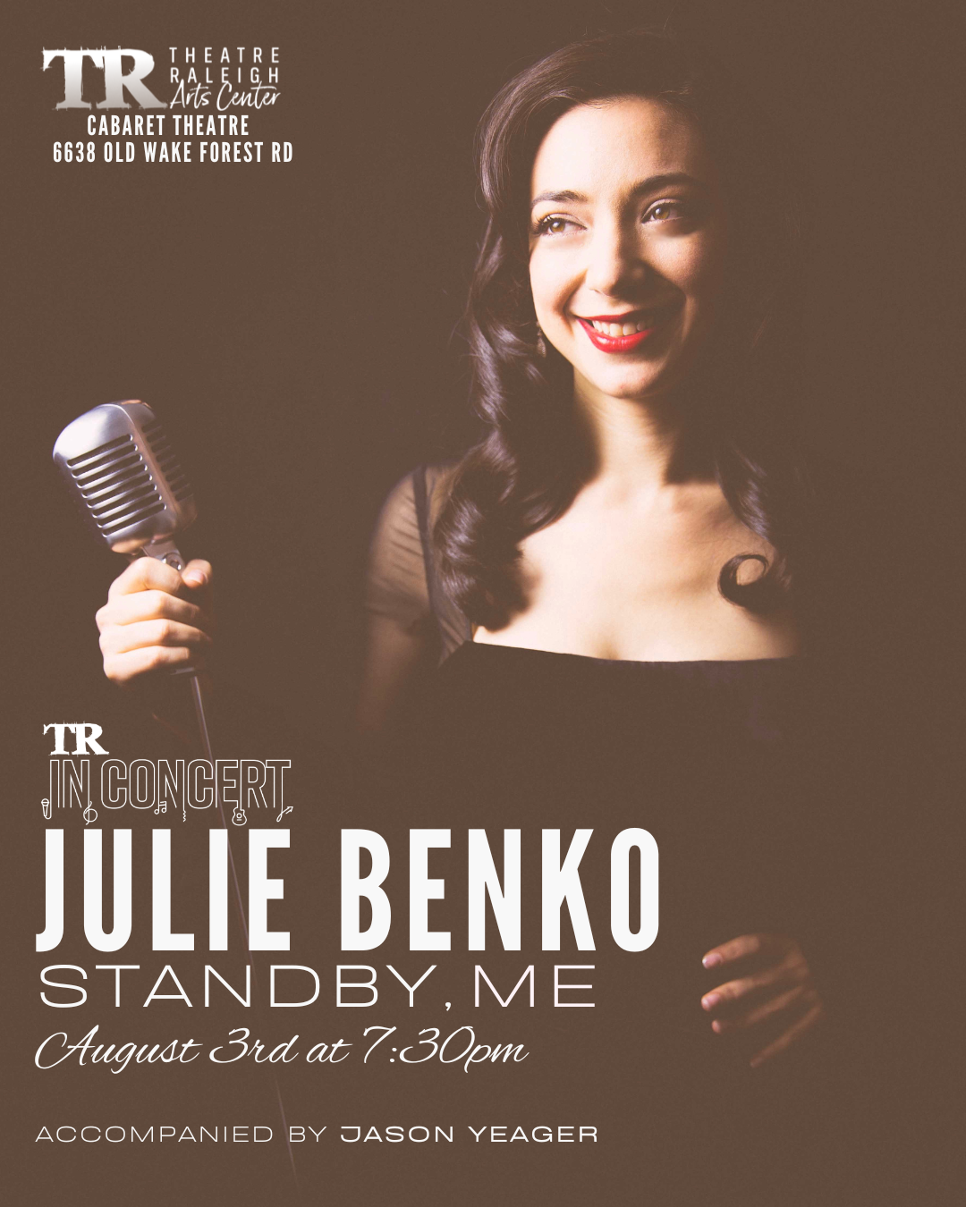 Theatre Raleigh In Concert: “Julie Benko—Standby, Me” - Midtown Magazine
