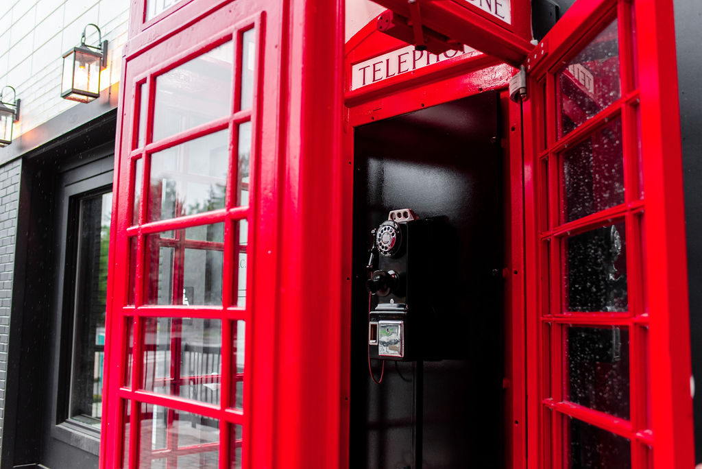 Durham, North Carolina's Red Phone Booth.