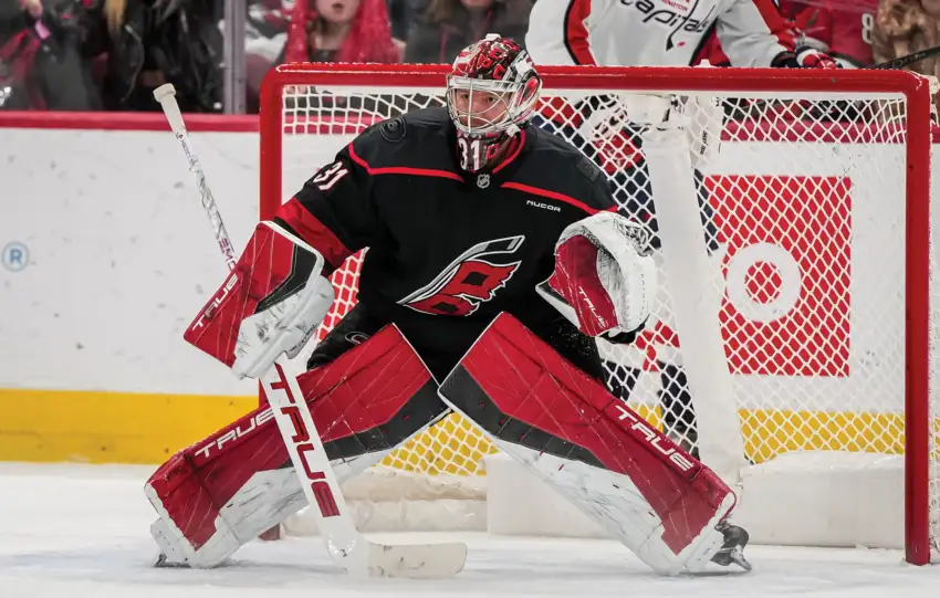 Carolina Hurricanes Brandon Bussi goalie