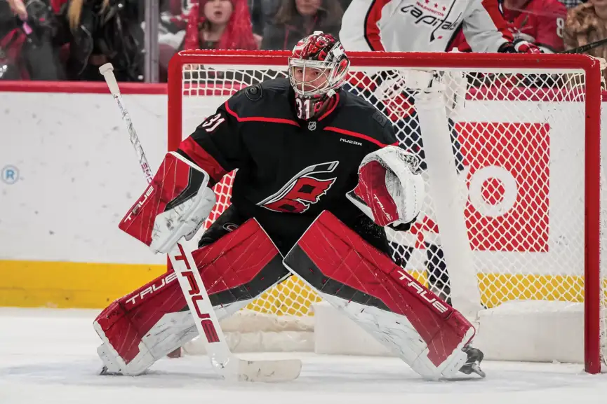 Carolina Hurricanes Brandon Bussi goalie