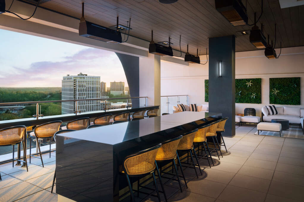 Tempo by Hilton Raleigh Urban Oak Rooftop Bar Restaurant