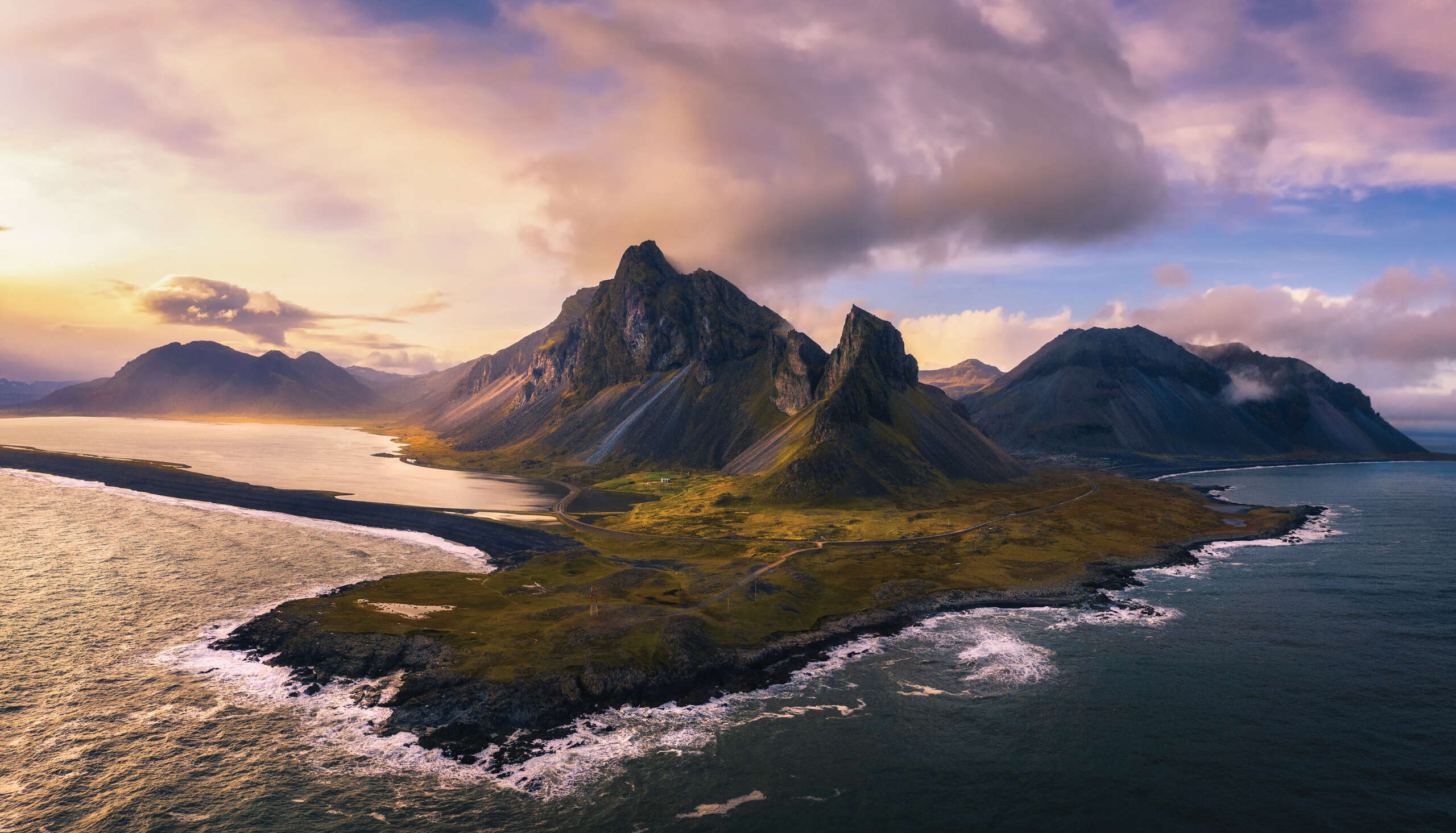 Eystrahorn is a dramatic and visually striking mountain located on the southeastern coast of Iceland.