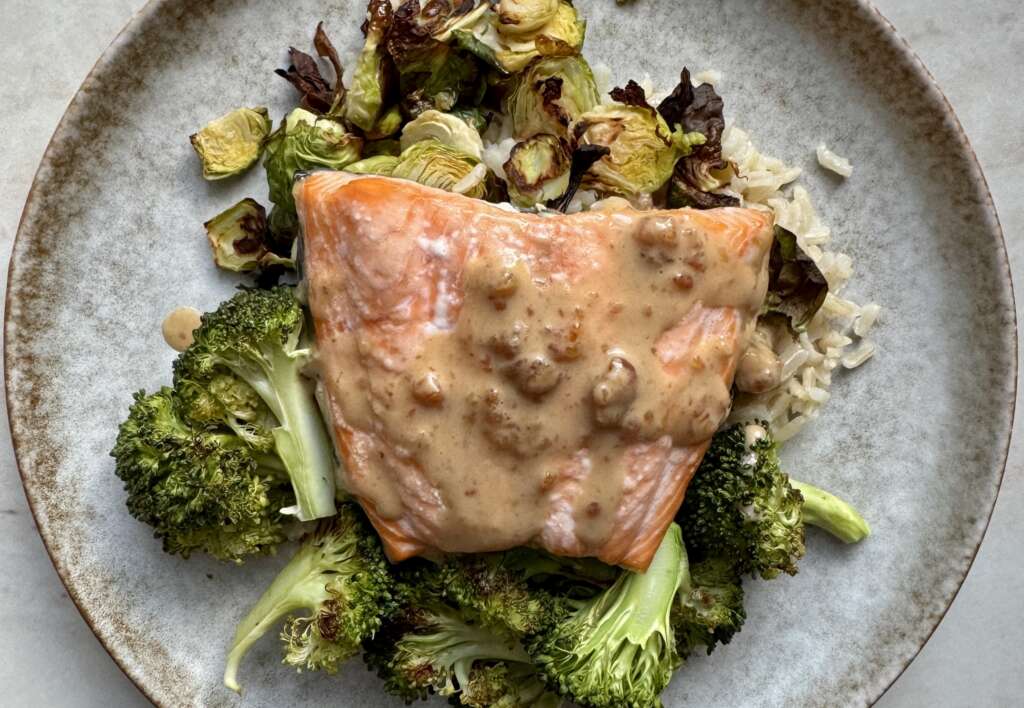 Salmon Dinner Grace Parker