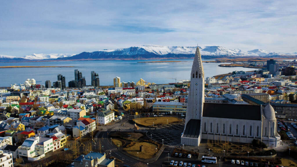 A view of downtown Reykjavik. Photo by Icelandair.
