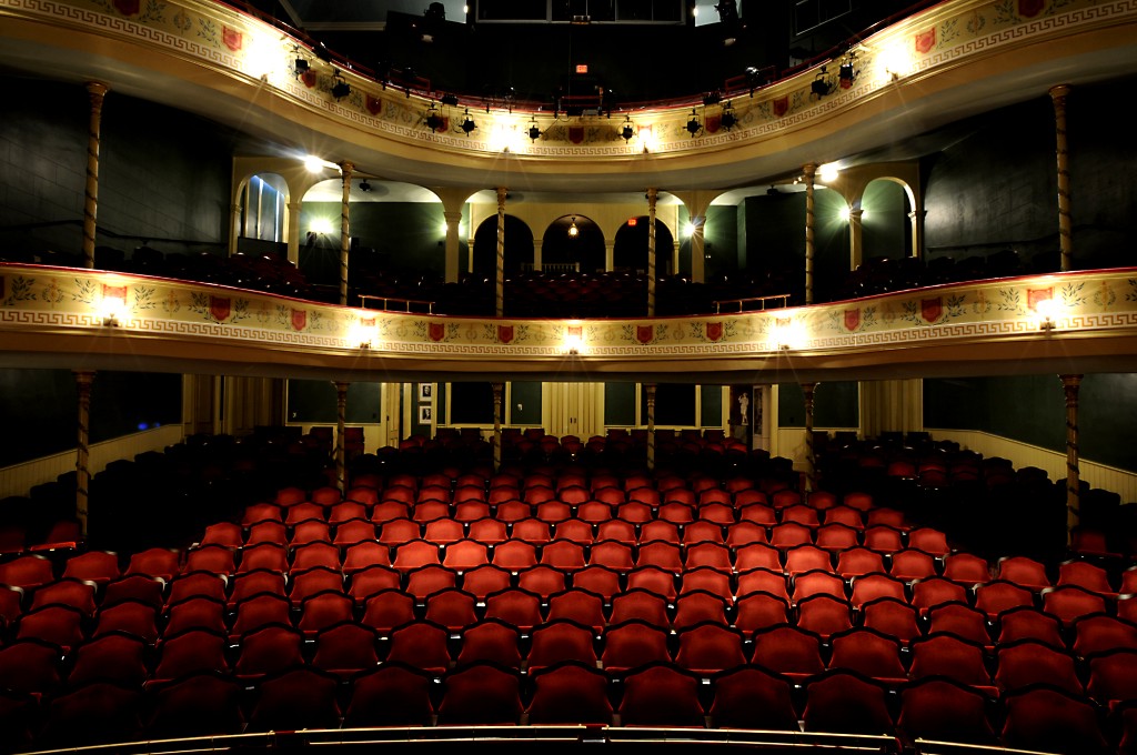 Inside Thalian Hall in Wilmington